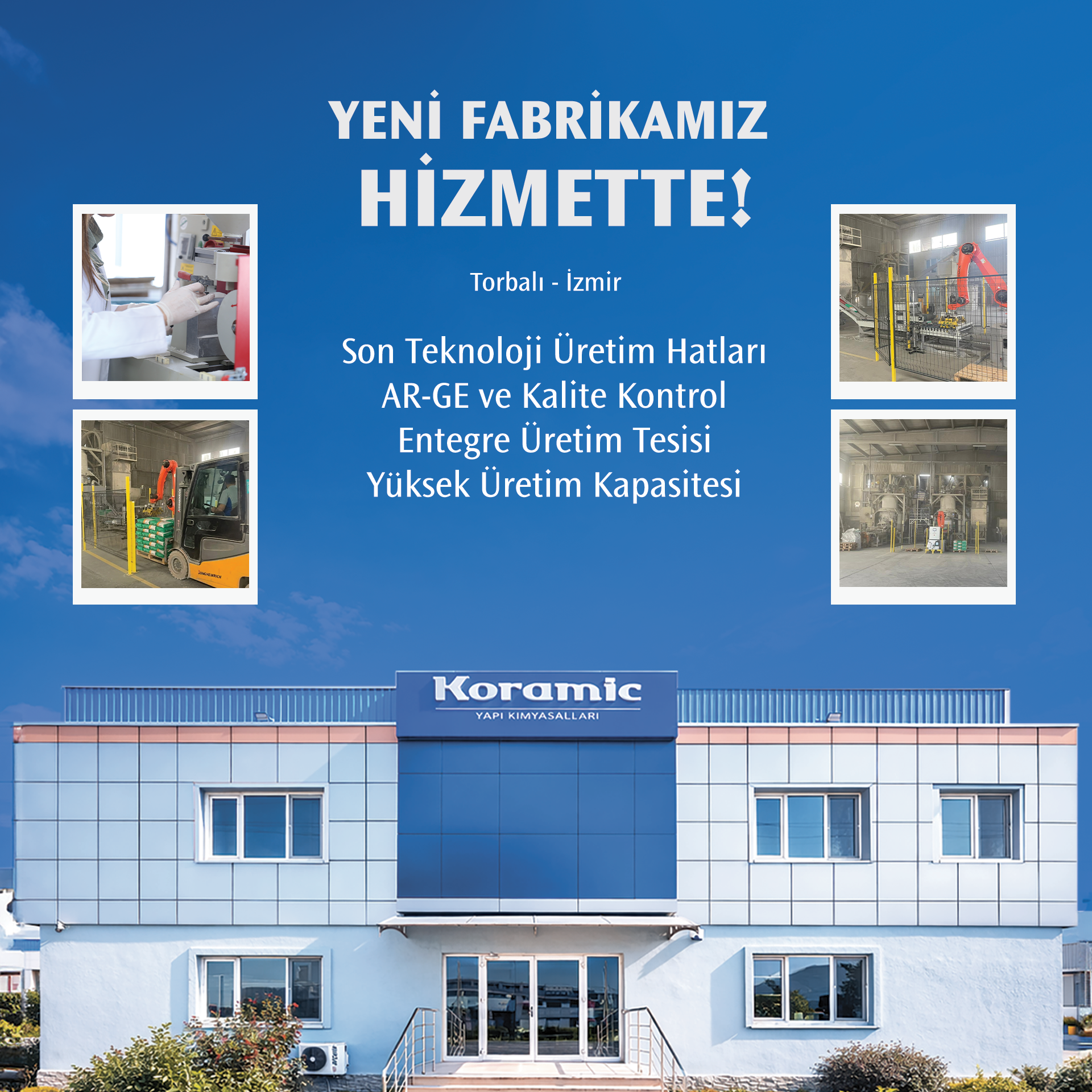 Yeni Fabrikamız Hizmette